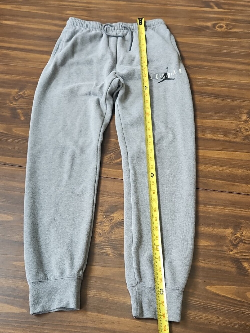 Air Jordan Gray Fleece Joggers - Picture 2 of 9